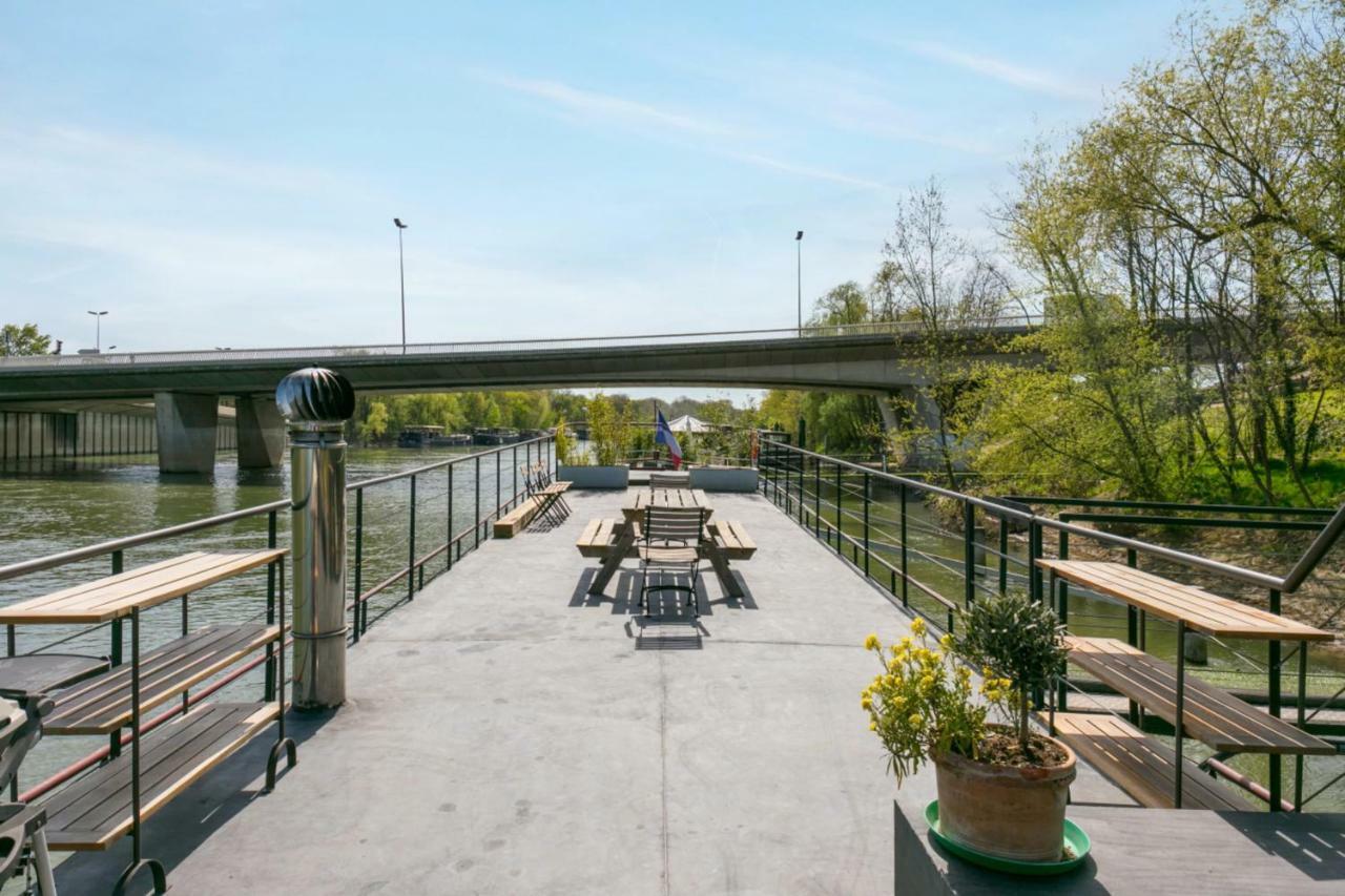Grande Peniche 4 Ch - 10 Pers -Paris - Ile De Puteaux- Terrasses Βίλα Εξωτερικό φωτογραφία